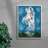 Freeze! contemporary wall art print by Caitlin Flood-Molyneux - sold by DROOL