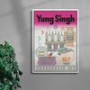 Zhao Dai pres. Yung Singh contemporary wall art print by MENSLIES - sold by DROOL