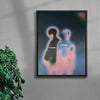 Soulmates & Strangers contemporary wall art print by Antoine Paikert - sold by DROOL