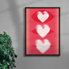 Love Is Blind contemporary wall art print by UESATSU - sold by DROOL