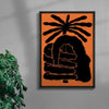 Flower From Nowhere contemporary wall art print by Célestin Krier - sold by DROOL