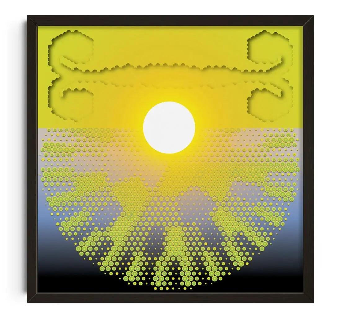 Sacral contemporary wall art print by Klara Troost - sold by DROOL
