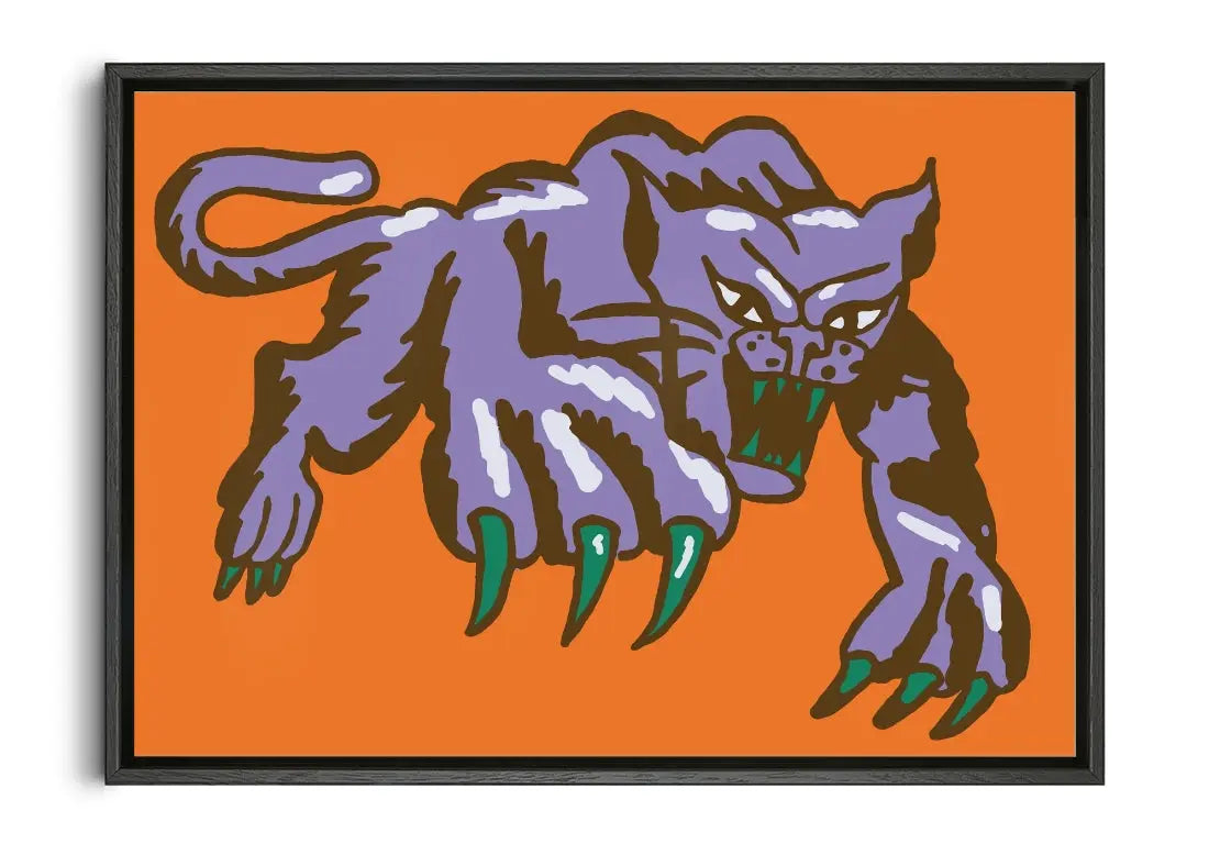 Panther contemporary canvas print by Glen Miralles - sold by DROOL