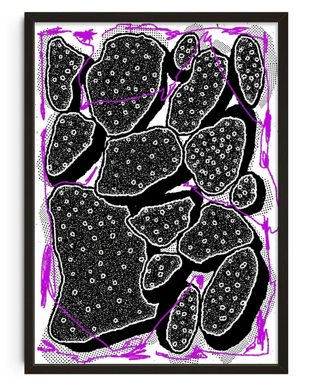 Sauce contemporary wall art print by Jorge Santos - sold by DROOL