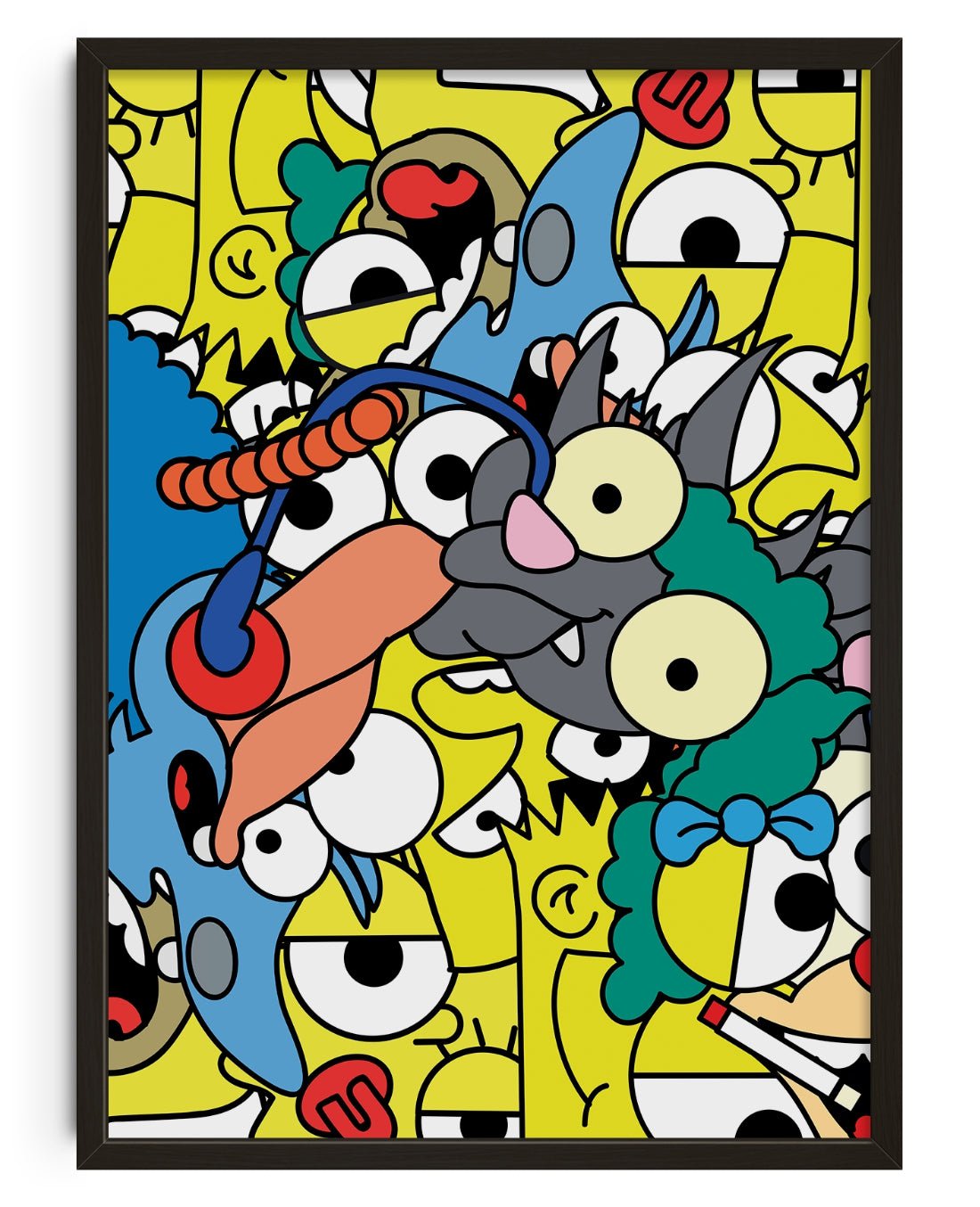 Simpson Megamixed contemporary wall art print by Ignorance1 - sold by DROOL