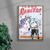 Luck of the Outlaw contemporary canvas art print by Caitlin Flood-Molyneux - sold by DROOL