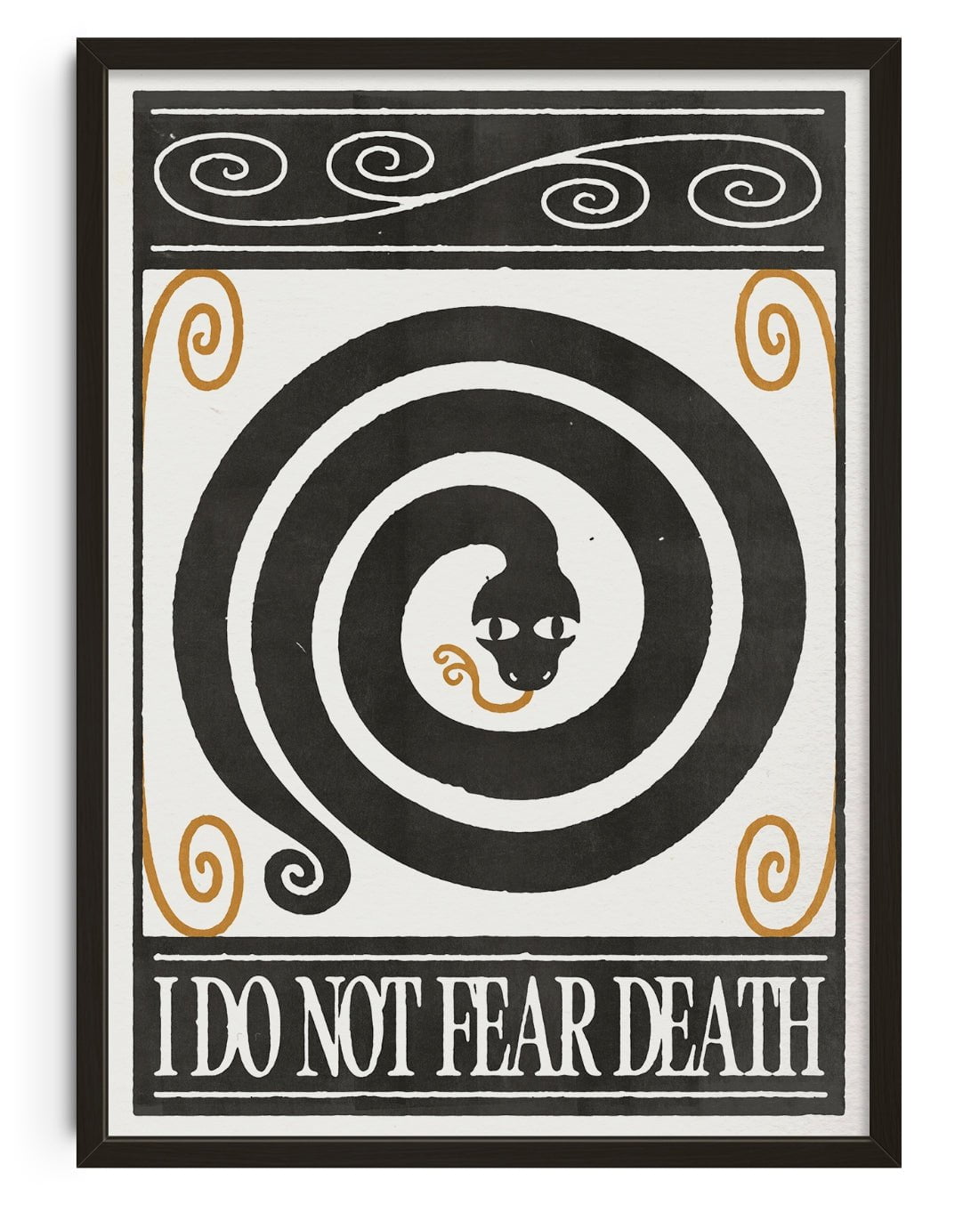 Do Not Fear contemporary wall art print by Alexander Khabbazi - sold by DROOL