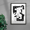 CORBU contemporary wall art print by Przemek Bizoń - sold by DROOL