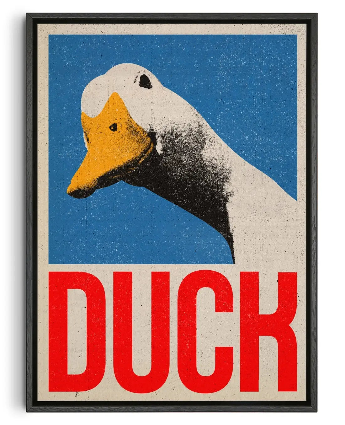 Duck contemporary canvas print by wxvegraphica - sold by DROOL