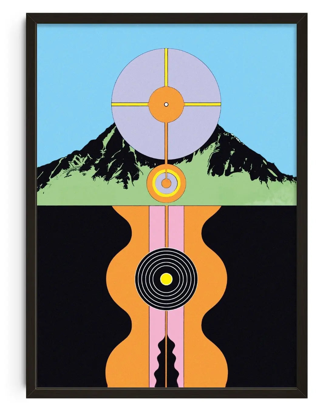 Atami contemporary wall art print by Shinzo Noda - sold by DROOL