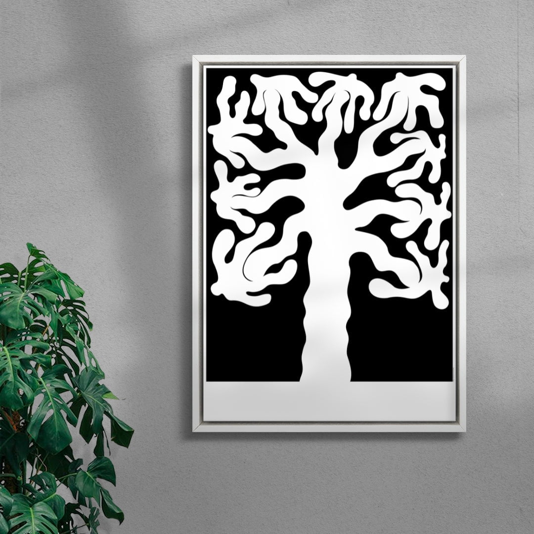 Coexist contemporary wall art print by Sara Cristina Moser - sold by DROOL