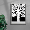 Coexist contemporary wall art print by Sara Cristina Moser - sold by DROOL