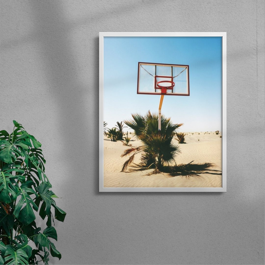 BALL IS LIFE contemporary wall art print by Ces XC - sold by DROOL