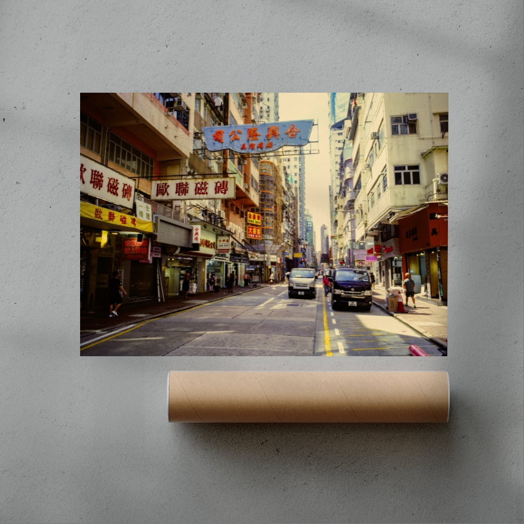 Street Life contemporary wall art print by Francesco Aglieri Rinella - sold by DROOL