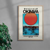 Okinawa 2 contemporary wall art print by Othman Zougam - sold by DROOL