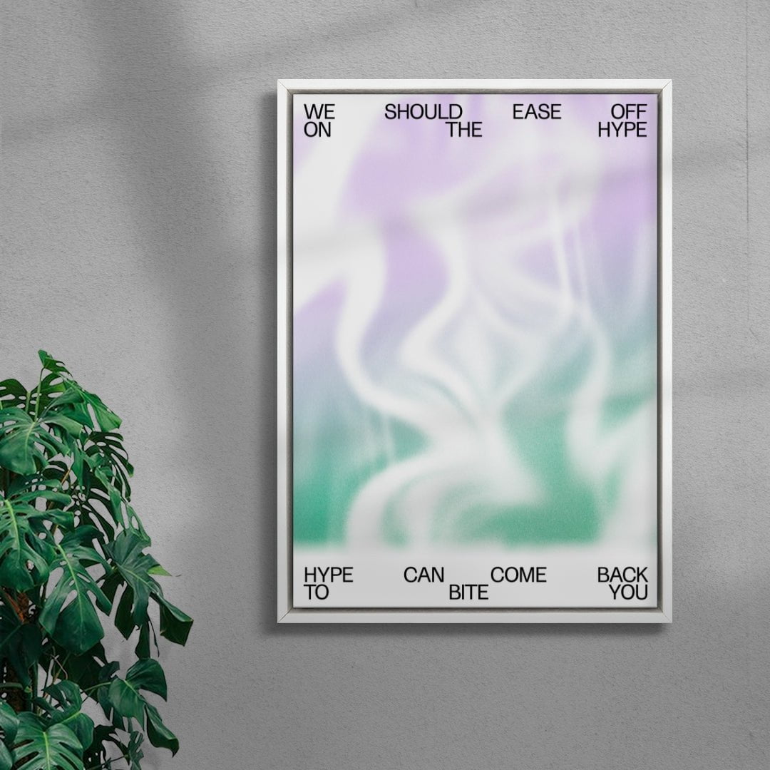 HYPE contemporary wall art print by John Schulisch - sold by DROOL