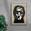Pilgrim contemporary wall art print by Henrik Delehag - sold by DROOL