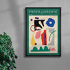 Paper Garden II-I contemporary wall art print by Stell Paper - sold by DROOL