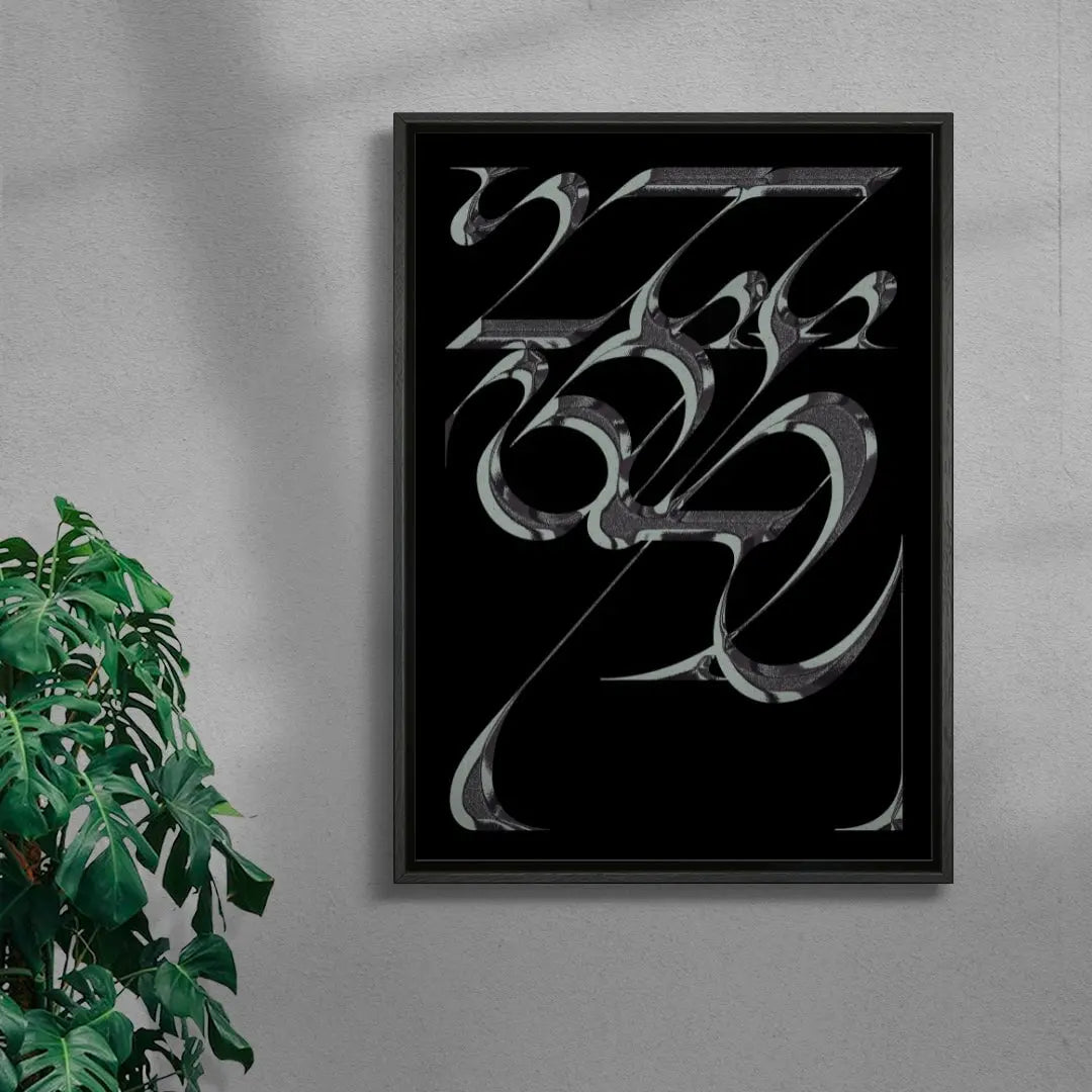 Heraldo III contemporary wall art print by Casiel Checoni - sold by DROOL
