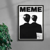 MEME contemporary wall art print by Utsav Verma - sold by DROOL