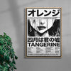 TANGERINE contemporary wall art print by Todd Pham - sold by DROOL