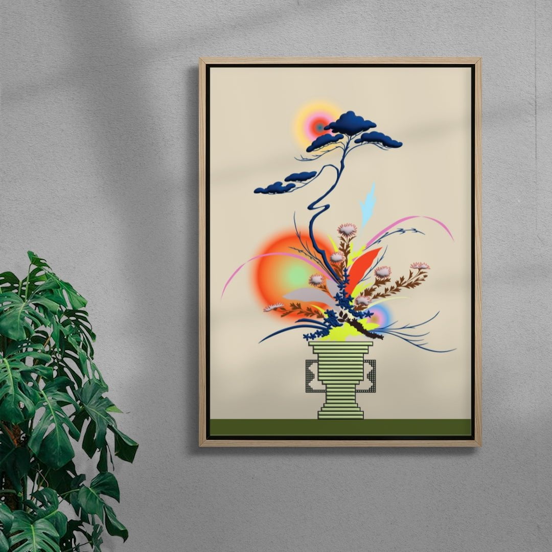 Changing Seasons I contemporary wall art print by Brindha Kumar - sold by DROOL