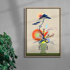 Changing Seasons I contemporary wall art print by Brindha Kumar - sold by DROOL