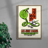 The Cobra Den contemporary wall art print by Othman Zougam - sold by DROOL