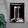 Karmakoma LU/ECE contemporary wall art print by Floating Bstrd - sold by DROOL