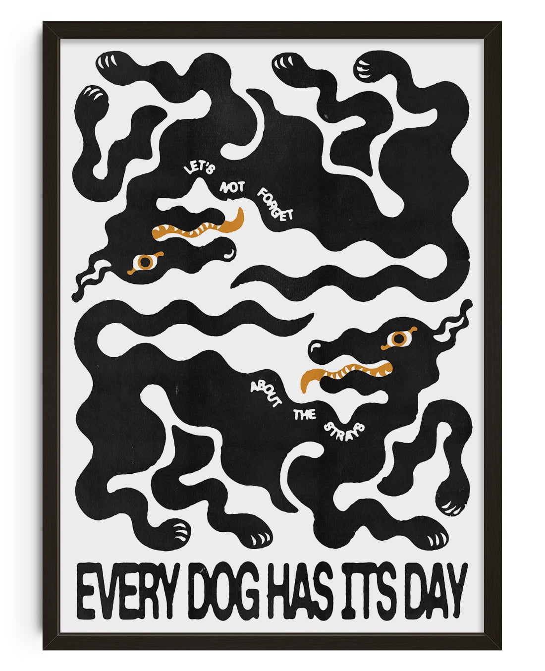 Every Dog contemporary wall art print by Alexander Khabbazi - sold by DROOL