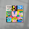 No risk no sex contemporary wall art print by Ovcharka - sold by DROOL