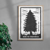 The Silence Of The Forest contemporary wall art print by Todd Pham - sold by DROOL