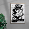 Power contemporary wall art print by Amelie Goeppel - sold by DROOL