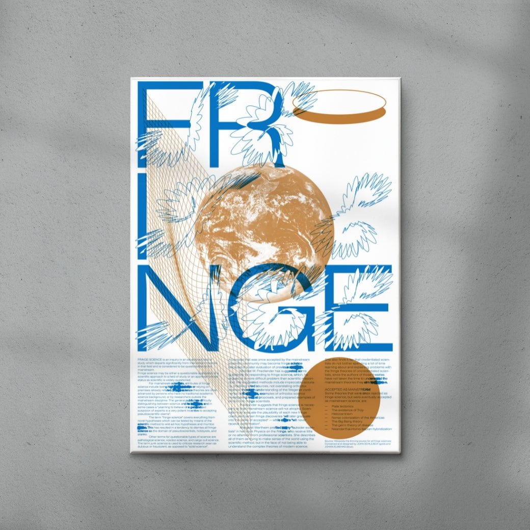Fringe contemporary wall art print by Studio Trikken - sold by DROOL