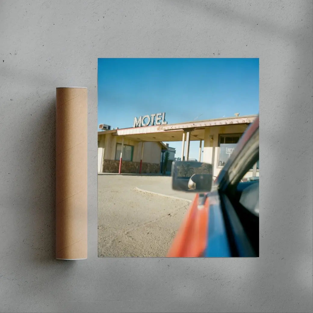 Motel contemporary wall art print by Blythe Thomas - sold by DROOL