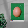 Huevos (Eggs) contemporary wall art print by Miguel Vides - sold by DROOL
