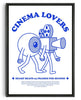 Load image into Gallery viewer, Cinema Lovers contemporary wall art print by Carilla Karahan - sold by DROOL