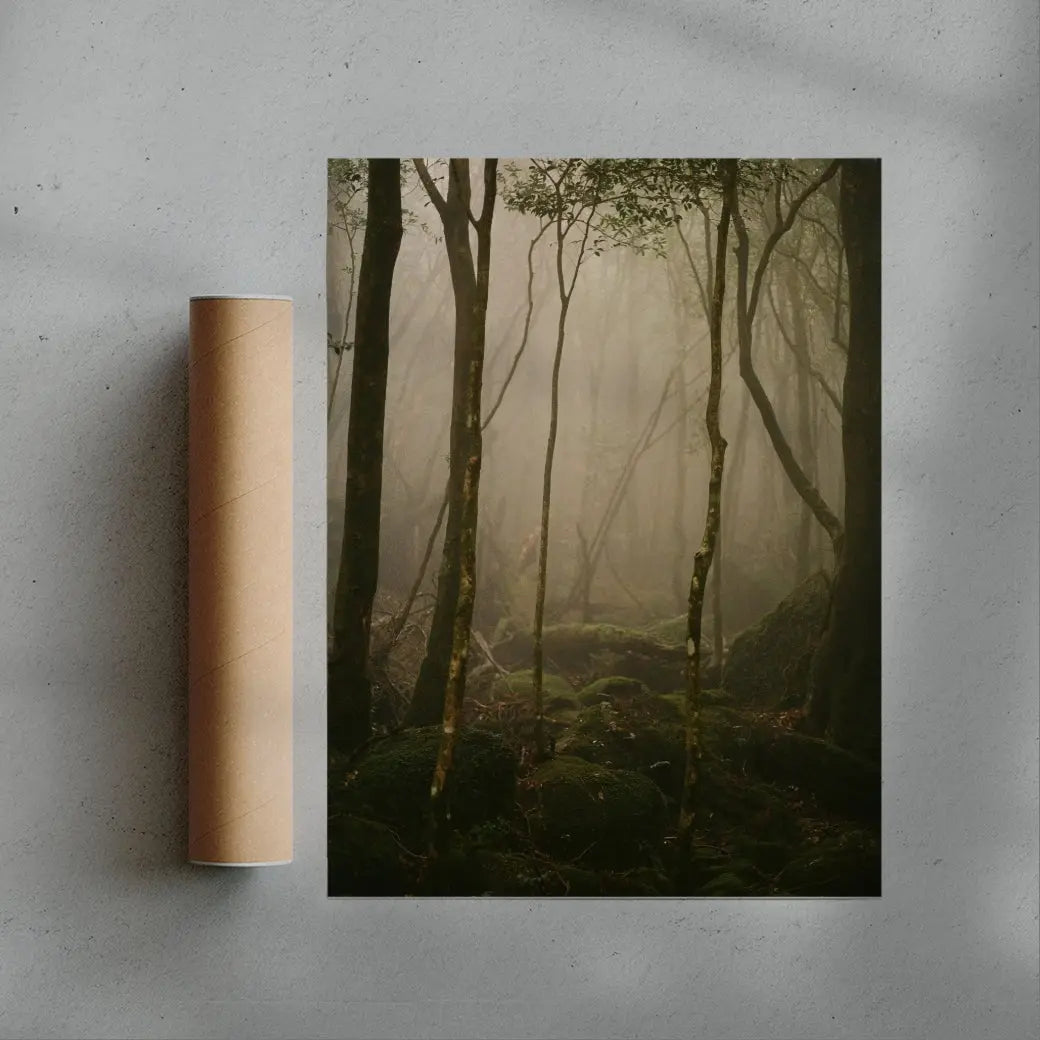 Lurking contemporary wall art print by Marine Toux - sold by DROOL