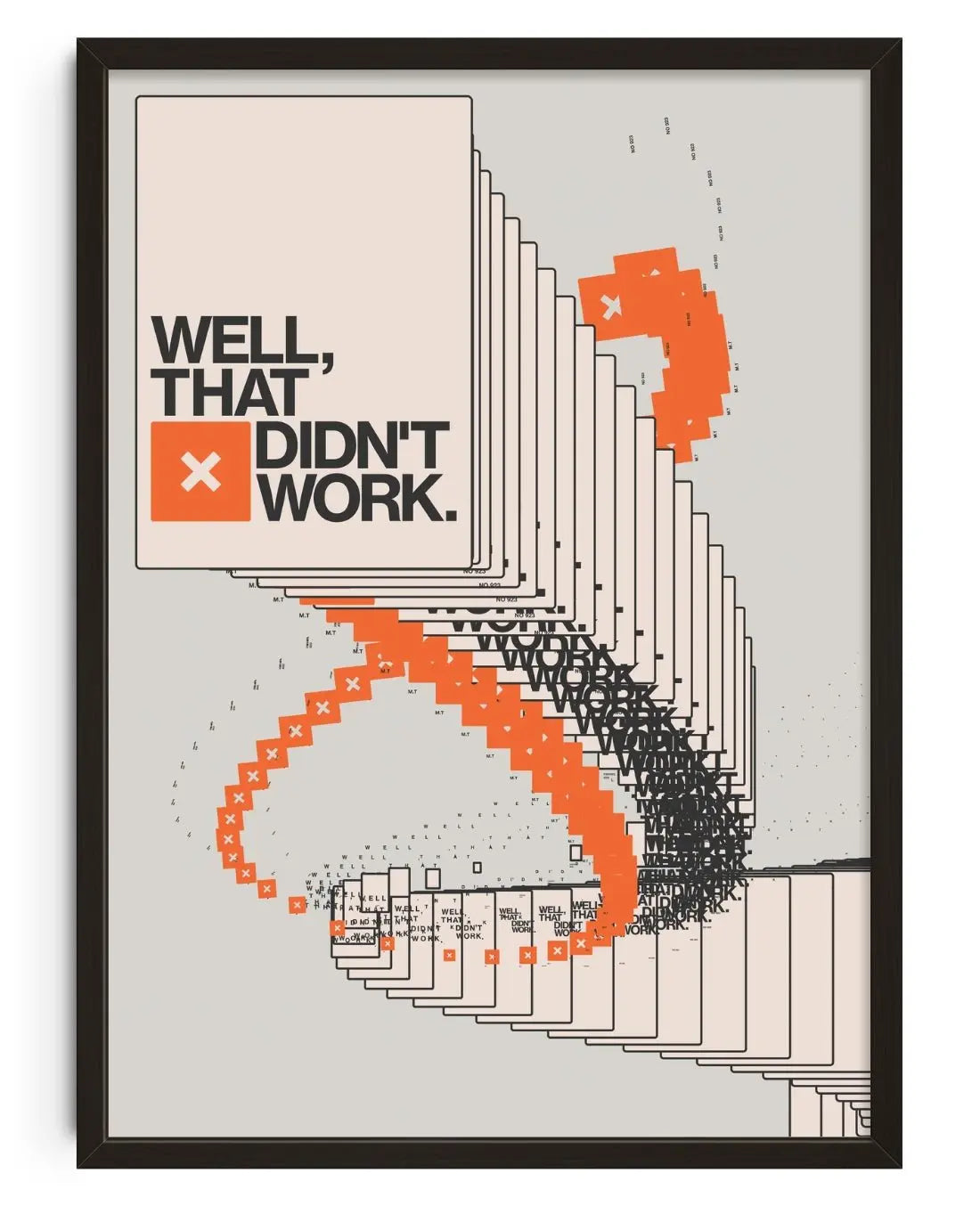 Well... contemporary wall art print by Mirza Talovic - sold by DROOL