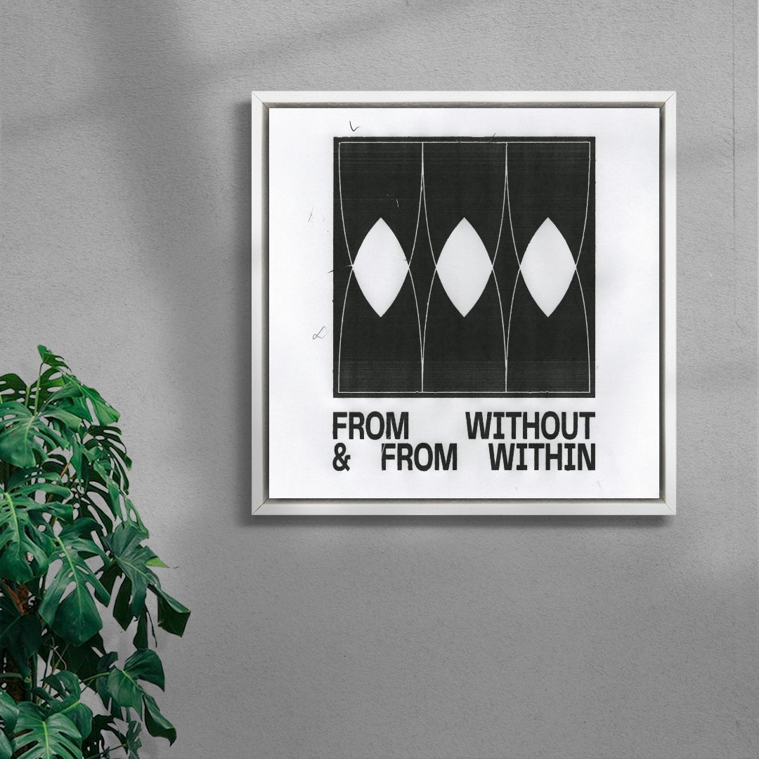 From Without contemporary wall art print by Alexander Khabbazi - sold by DROOL