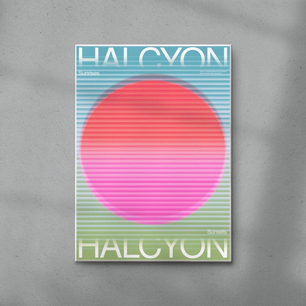 Halcyon days (daze) contemporary wall art print by John Schulisch - sold by DROOL