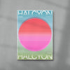 Halcyon days (daze) contemporary wall art print by John Schulisch - sold by DROOL