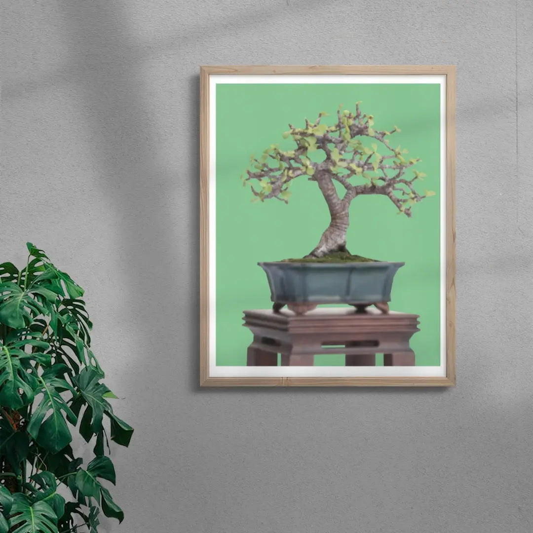 Hum contemporary wall art print by Jimmy Tran - sold by DROOL