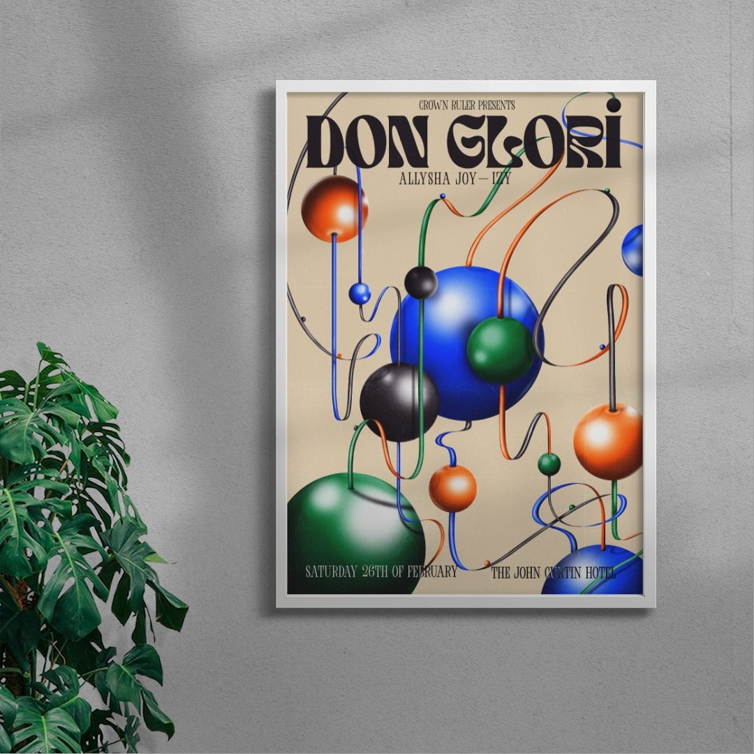 Don Glori at The Curtin contemporary wall art print by Rowena Lloyd - sold by DROOL