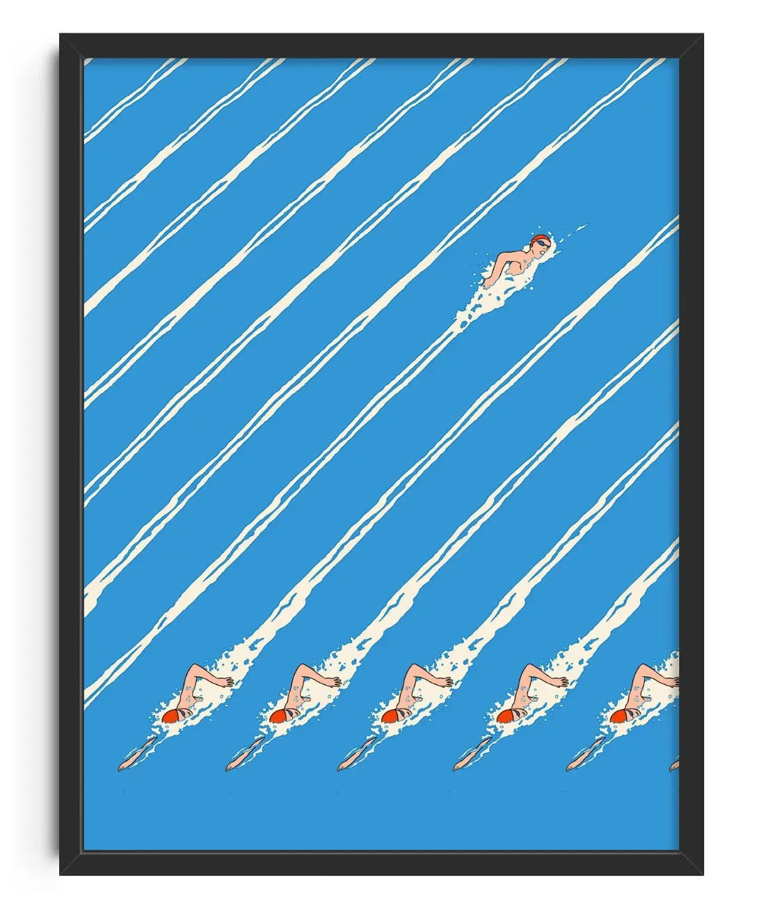 Against  contemporary art print by Simon Bailly - sold by DROOL