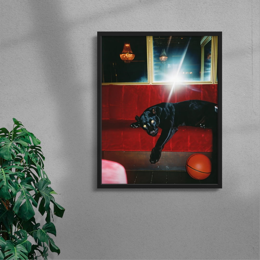 ALL IN. contemporary wall art print by Ces XC - sold by DROOL