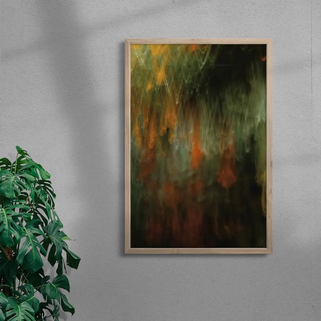 Autumn Echoes contemporary wall art print by OumaïMa Belouali - sold by DROOL