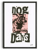 Load image into Gallery viewer, Dog Days contemporary wall art print by Caitlin Flood-Molyneux - sold by DROOL