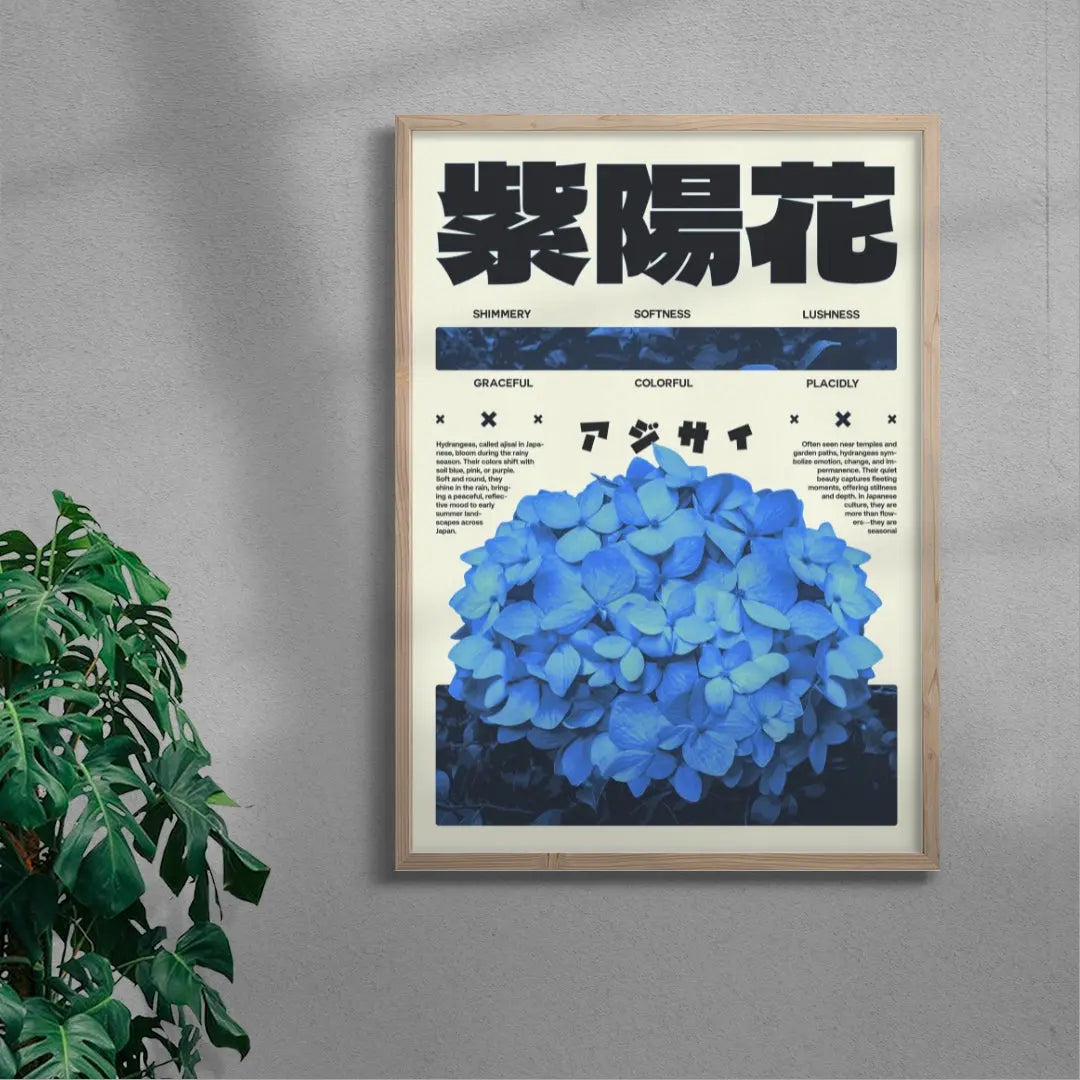 Hydrangea Poster