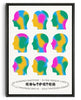 Cargar imagen en el visor de la galería, Headspace contemporary wall art print by Studio Trikken - sold by DROOL